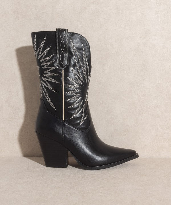 Emersyn Starburst Embroidery Boots RESTOCK