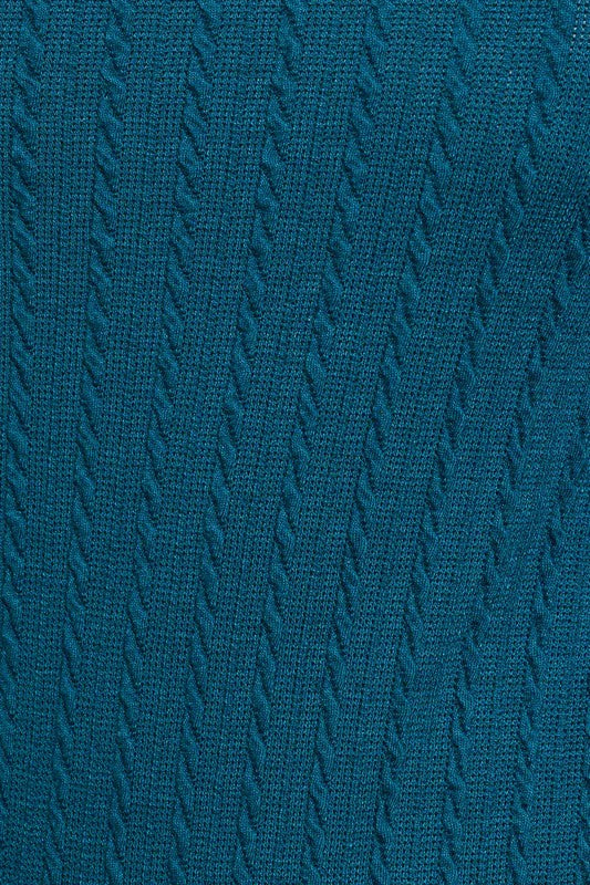 Off Shoulder Bell Sleeve Bodysuit Teal