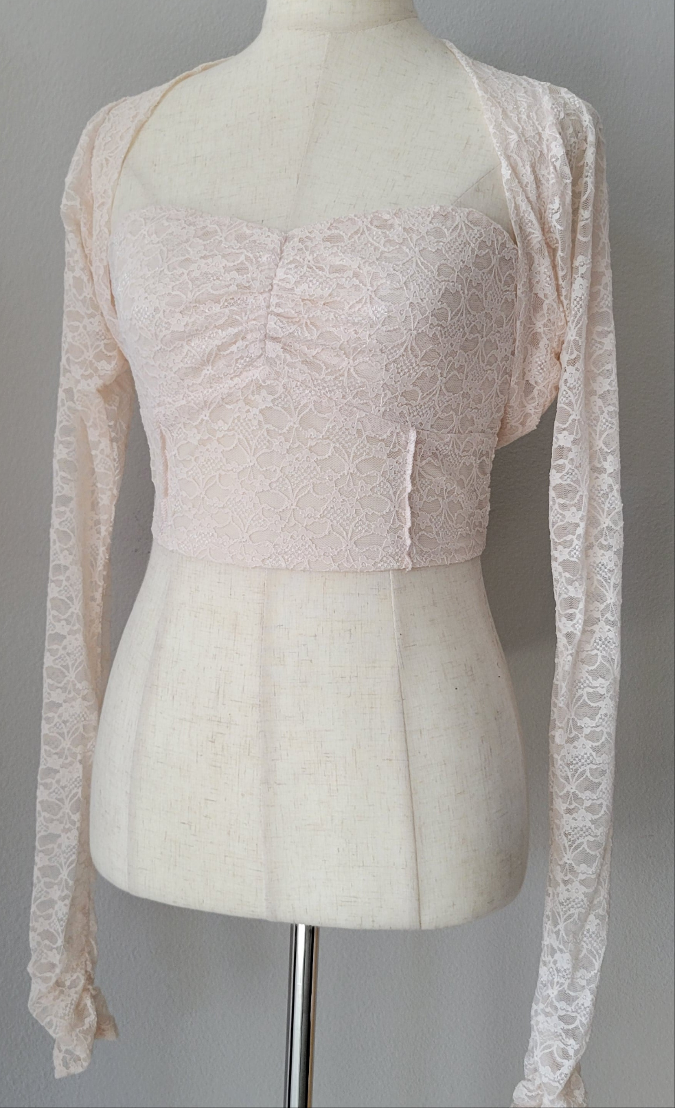 Lace Bolero Shrug and Tube Top 2 PIECE SET