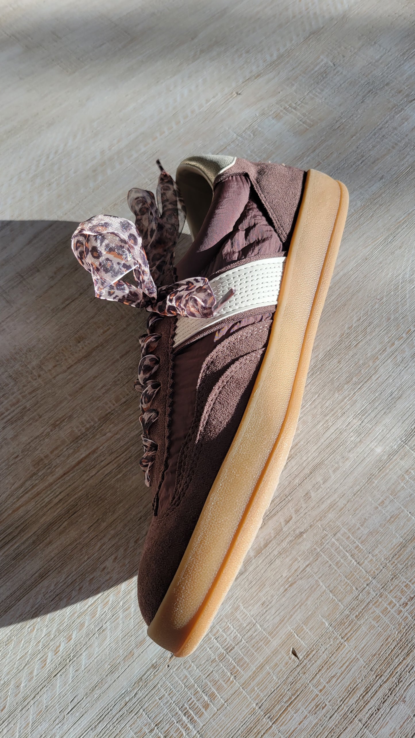 Lace up Espresso Brown Trainers Shoes