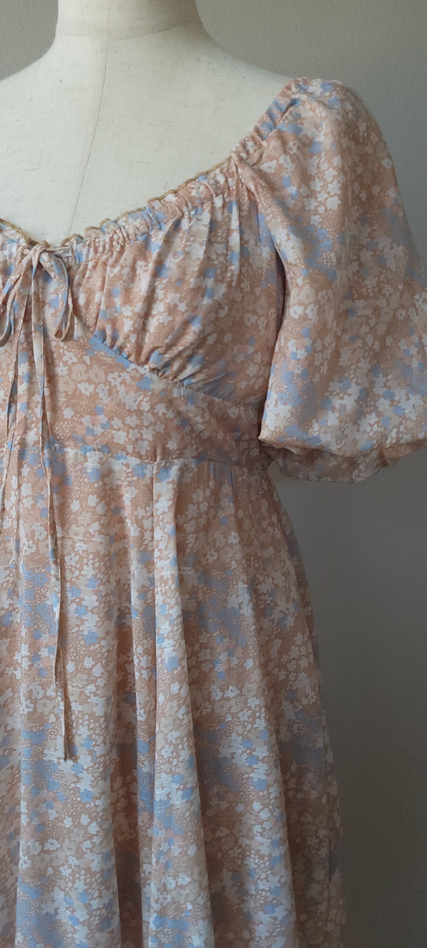 Floral Sweetheart Maxi Corset Tie Back Dress