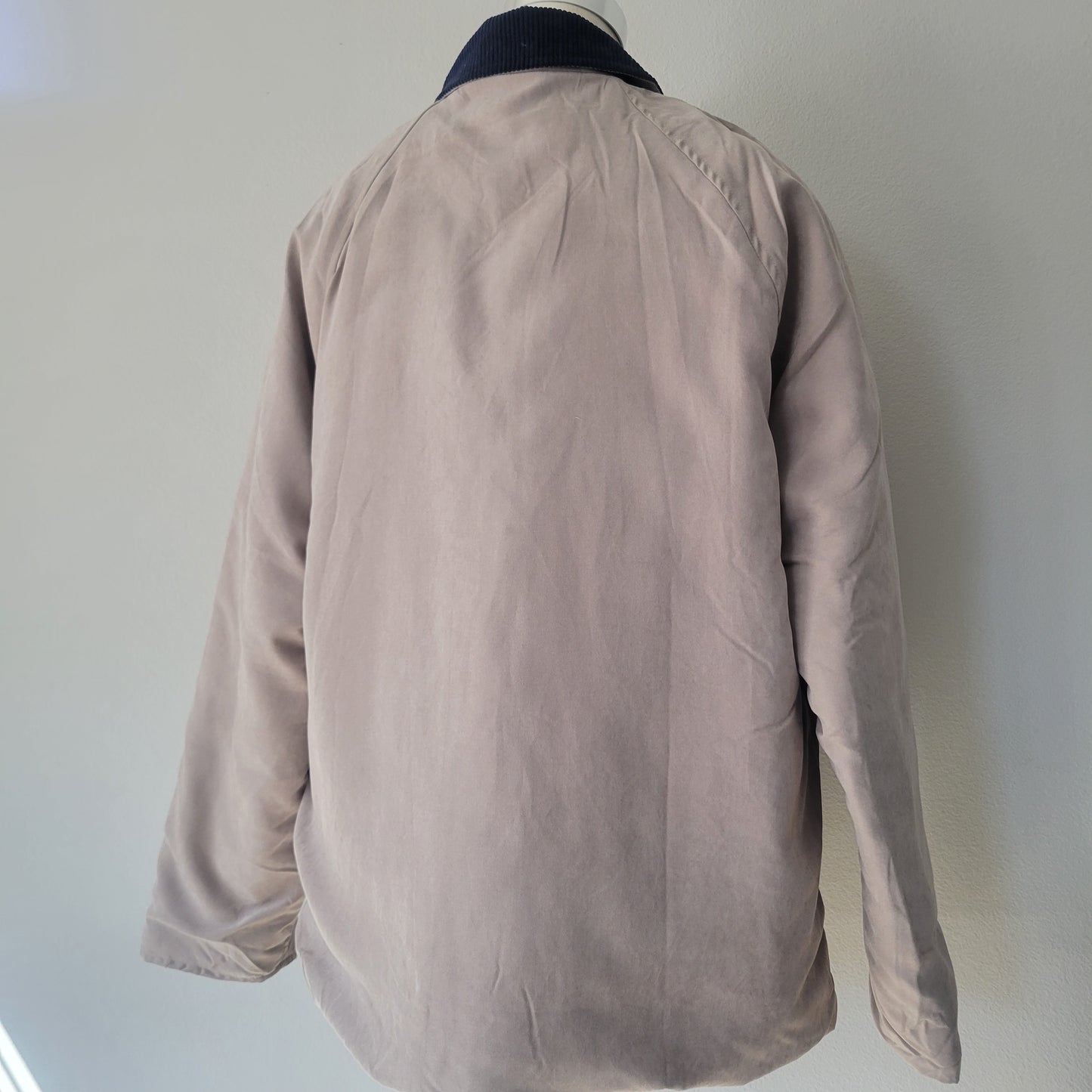 Corduroy Collar Barn Cotton Lined Jacket Taupe