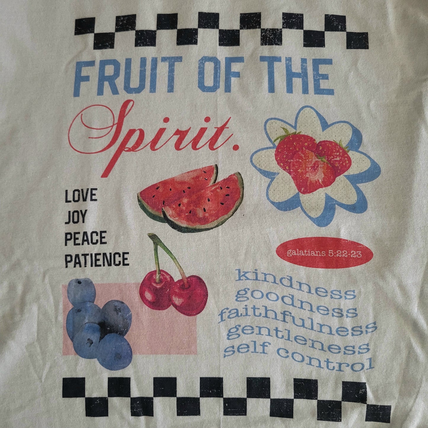 Fruit Of The Spirit Oversized Graphic Tee