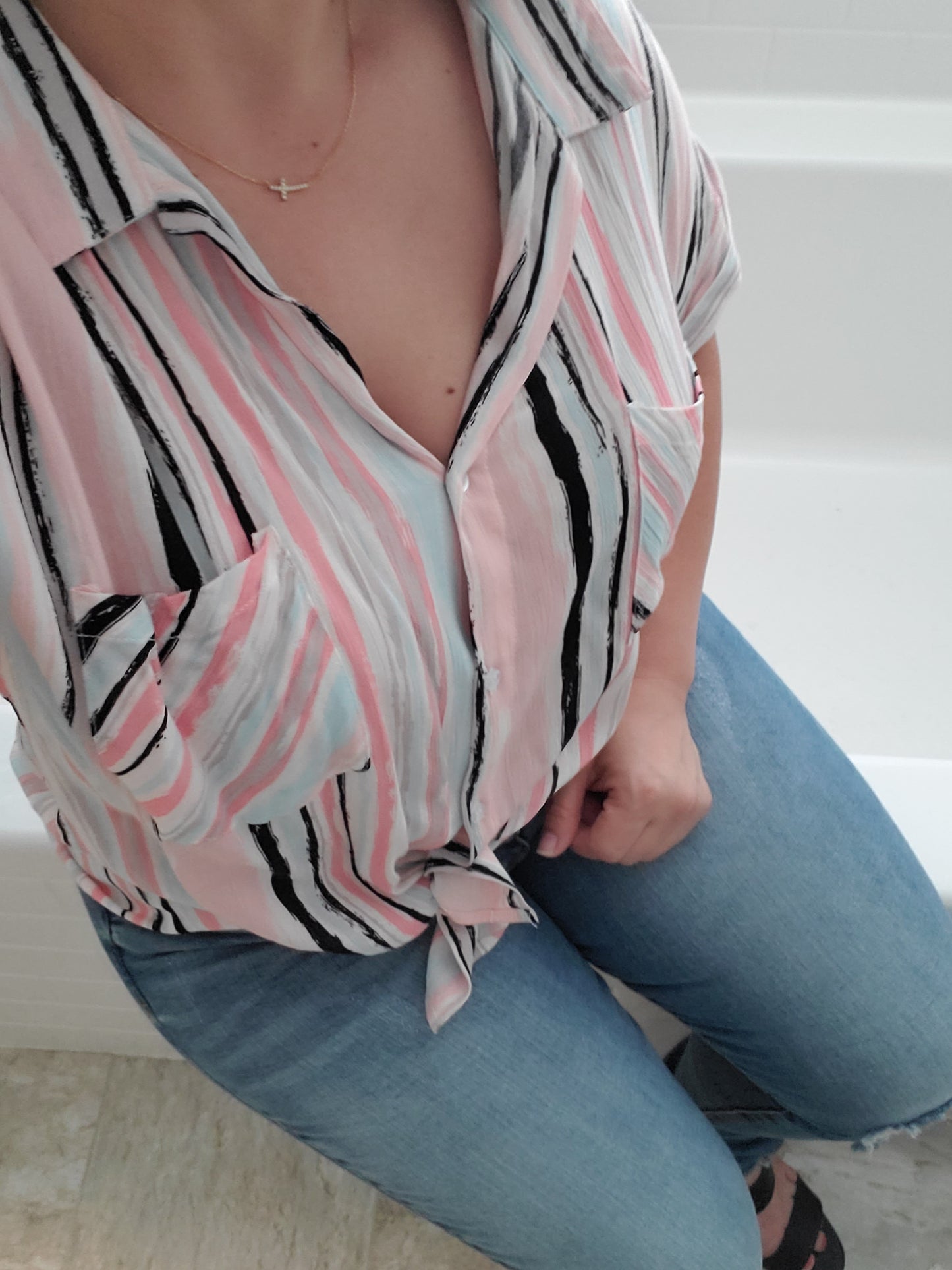 Getaway Stripe Top