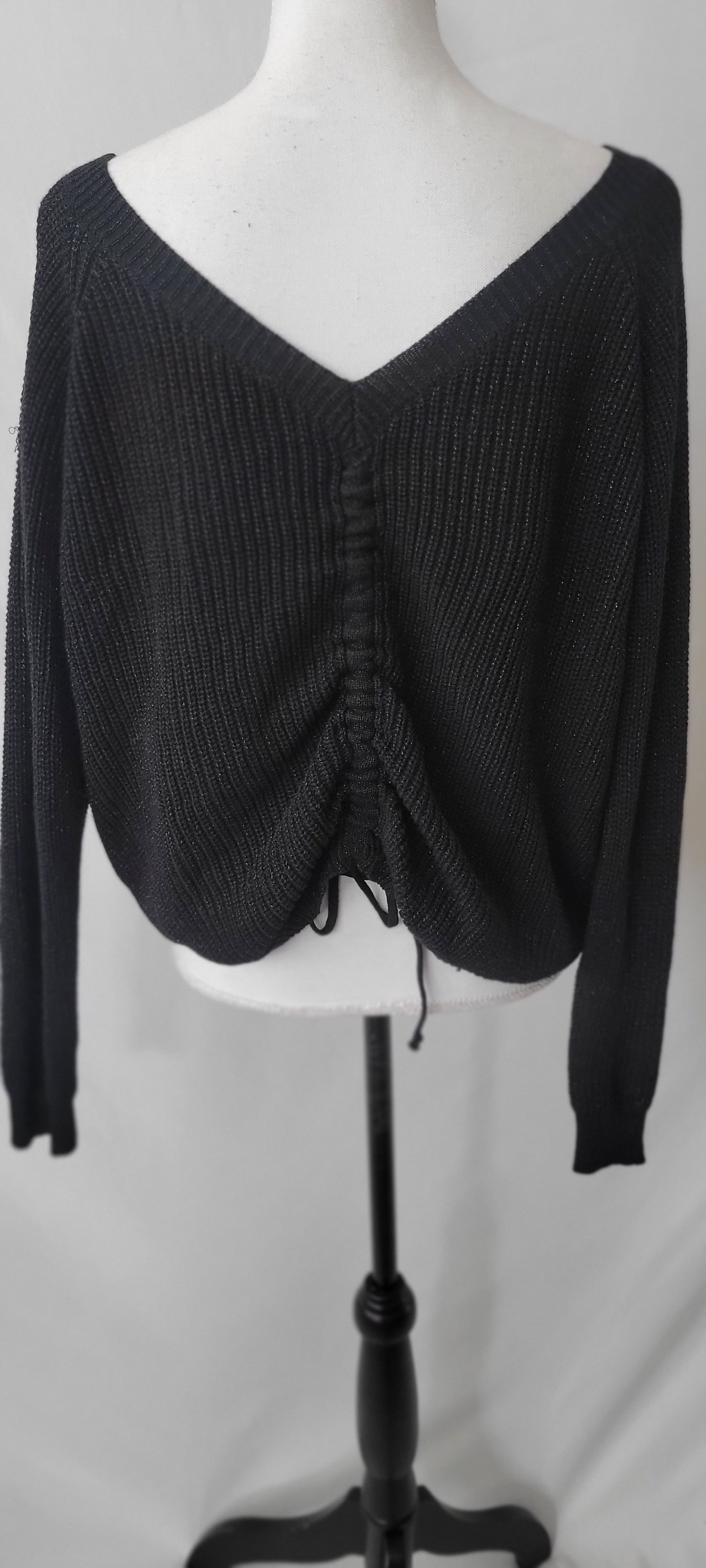 Tie Up Ruched Light Metalic S-XL