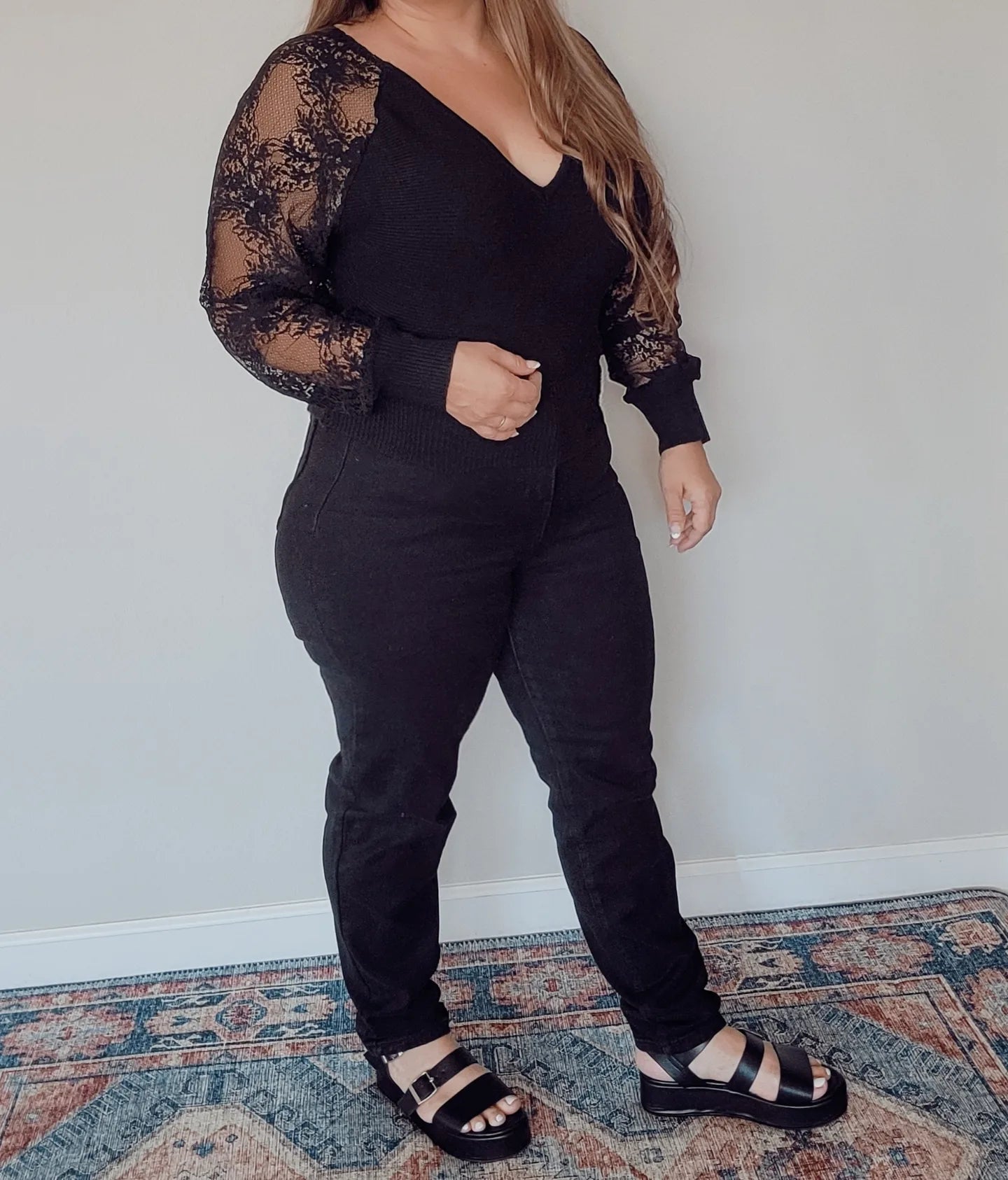 High Rise Straight Jeans