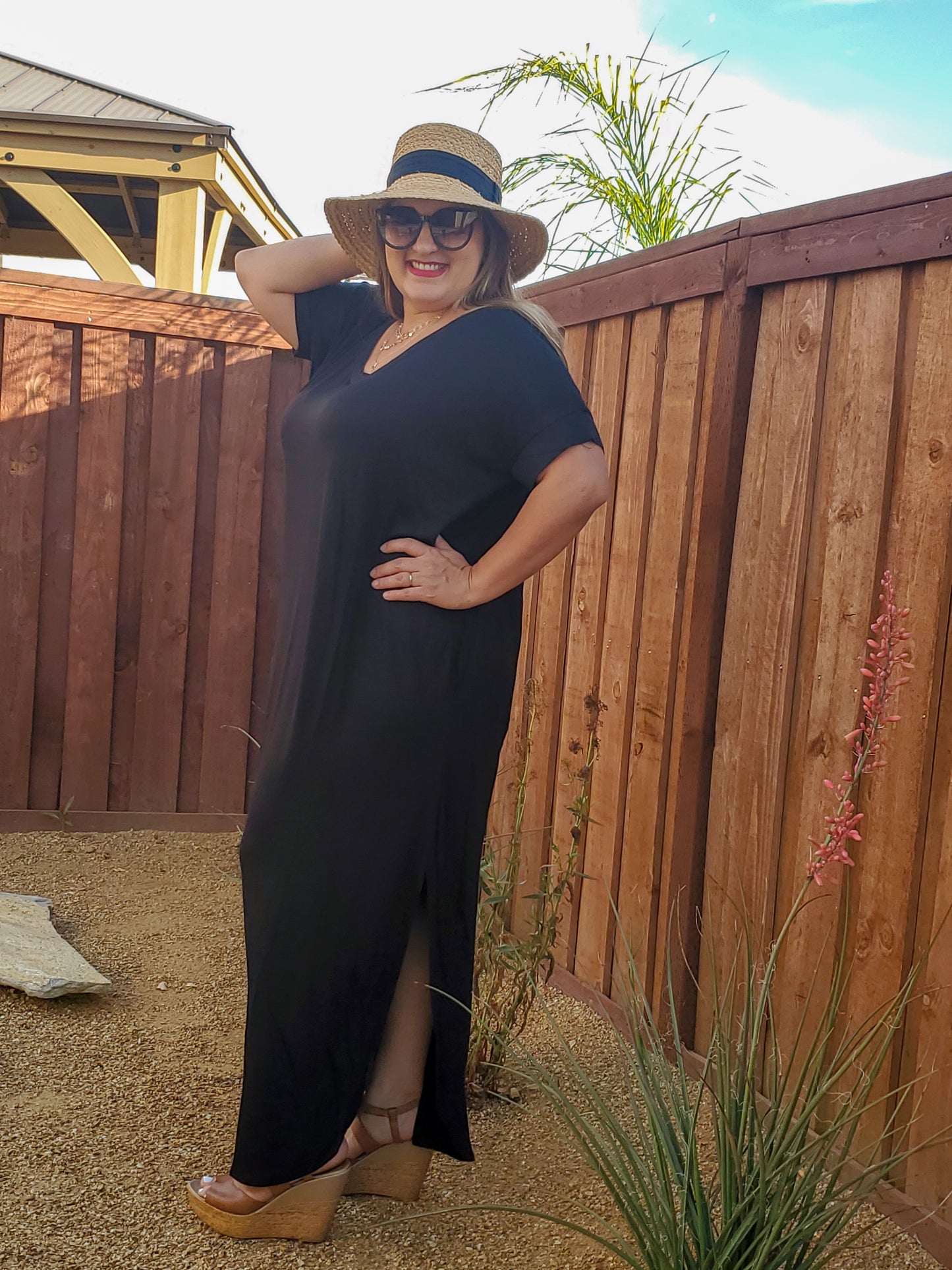 T-Shirt Curvy Maxi Dress