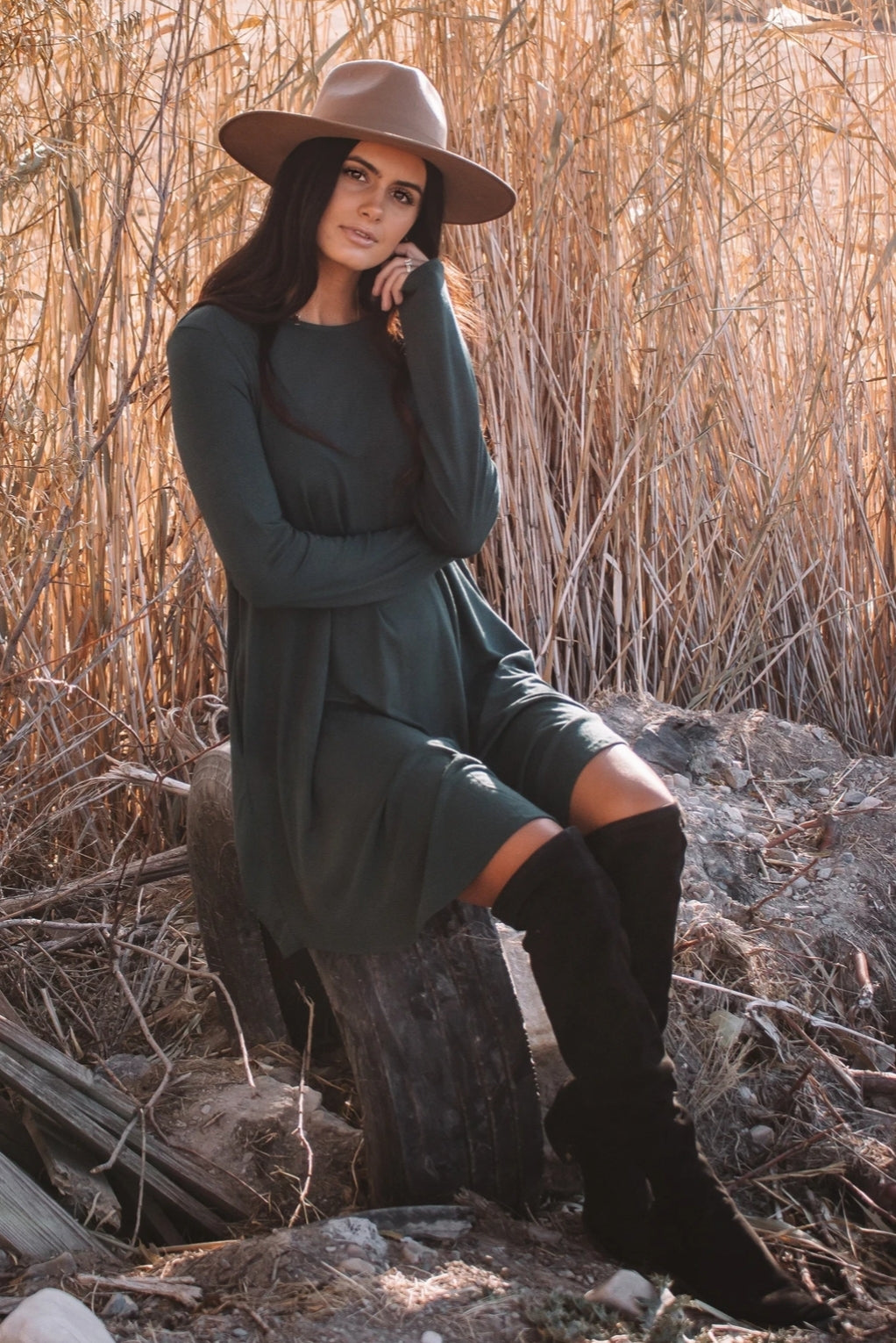 Adriana Pocket Swing Dress S-3XL