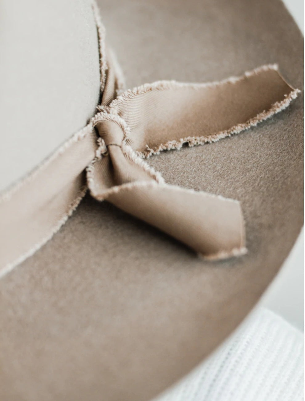 Jacqueline Wool Panama Hat-Beige(Restocked)