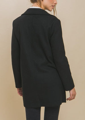 Fleece Mid-Long Line Coat S-XL