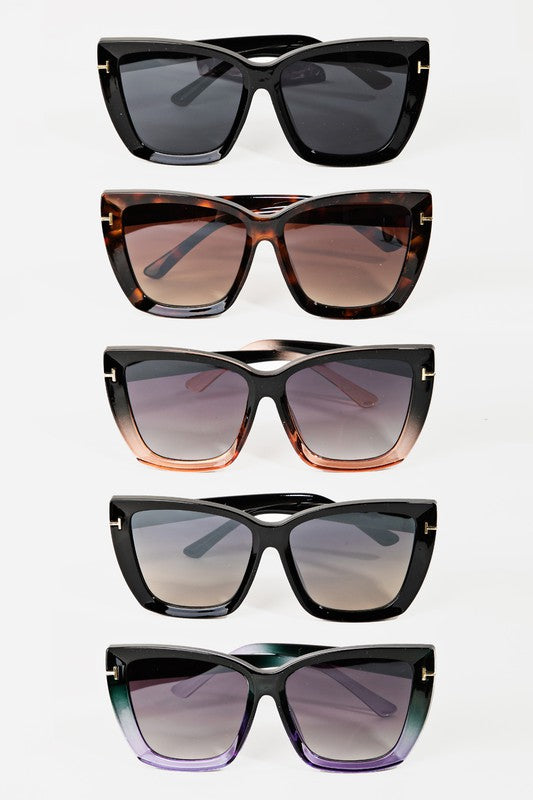 Acetate Frame Sunglasses 5 Colors