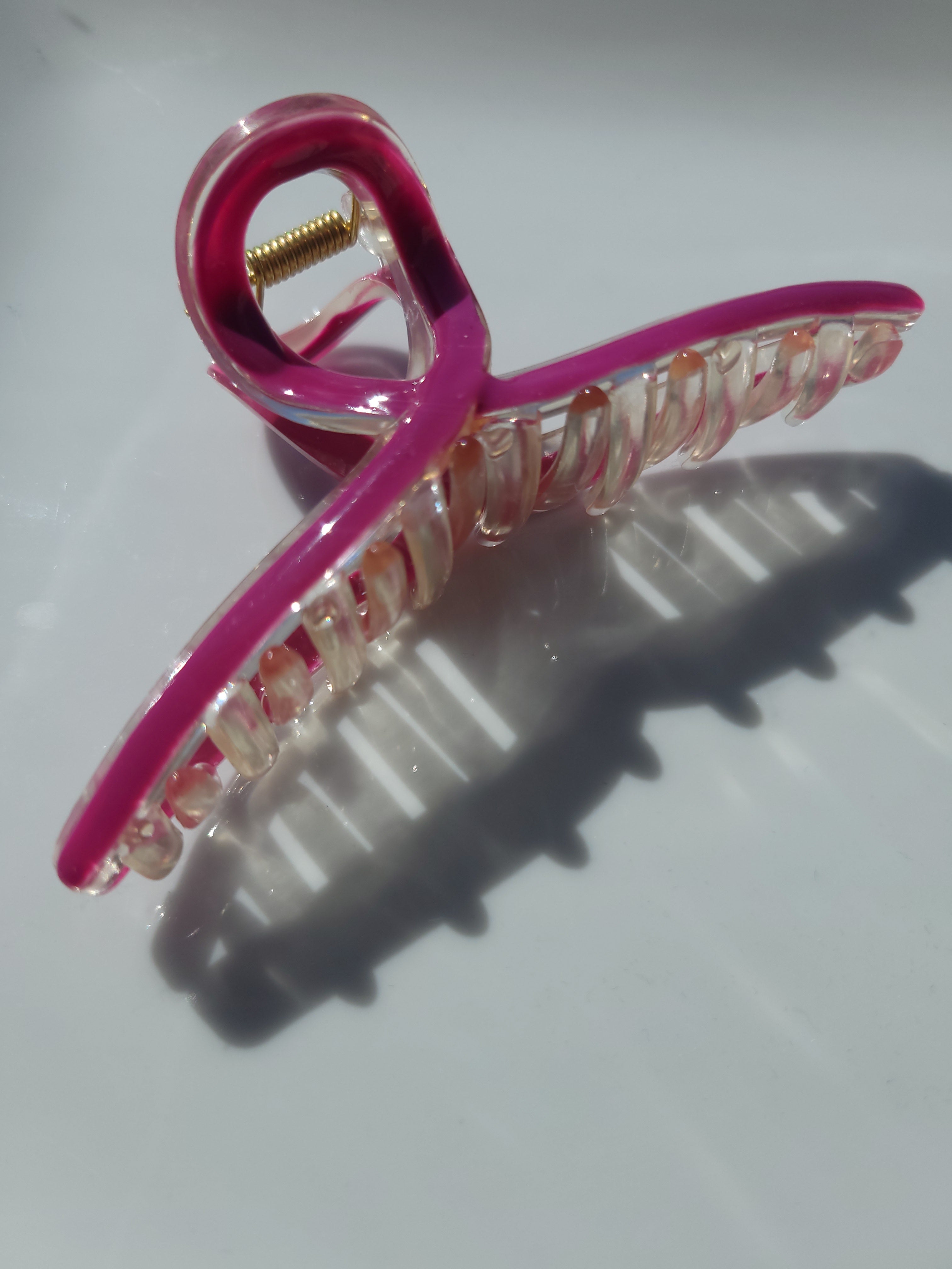 Large Glossy Hair Claw Clip-6 Colors