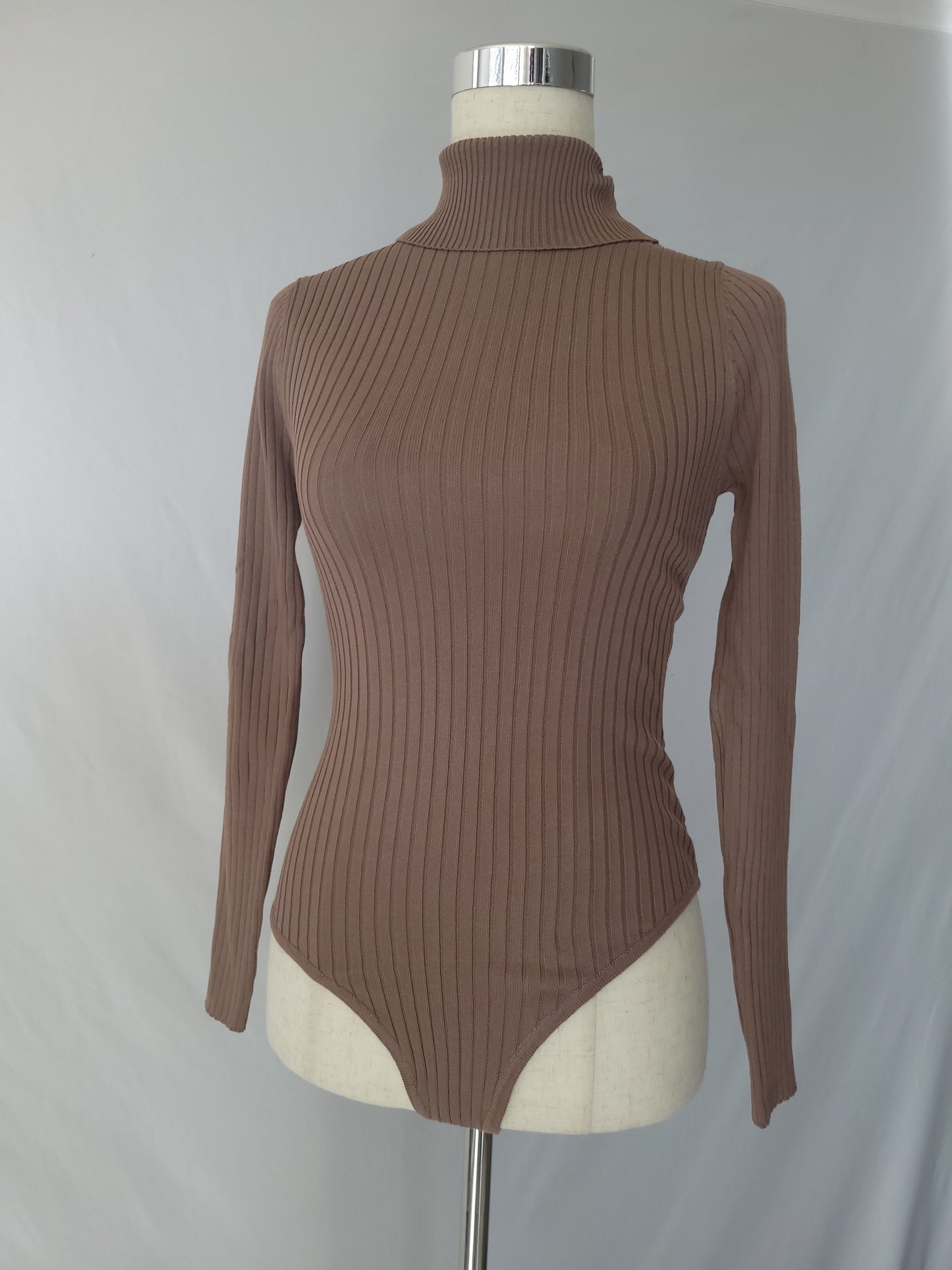 Long Sleeve Turtle Neck Body Suit 3 Colors