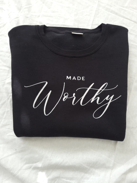 MADE WORTHY Plus Graphic Sweatshirt 2XL-3XL