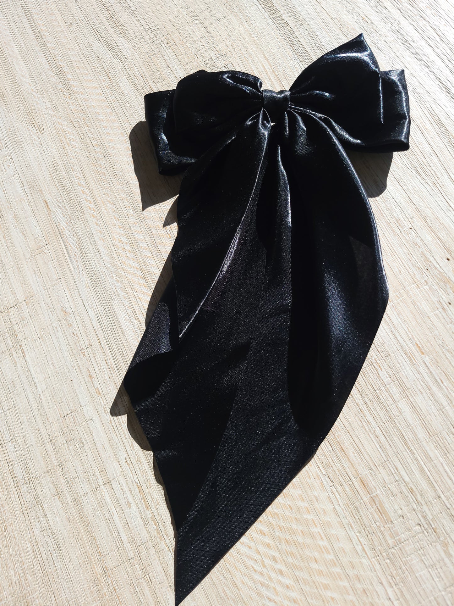 Satin Hair Bow Clips 3 colors