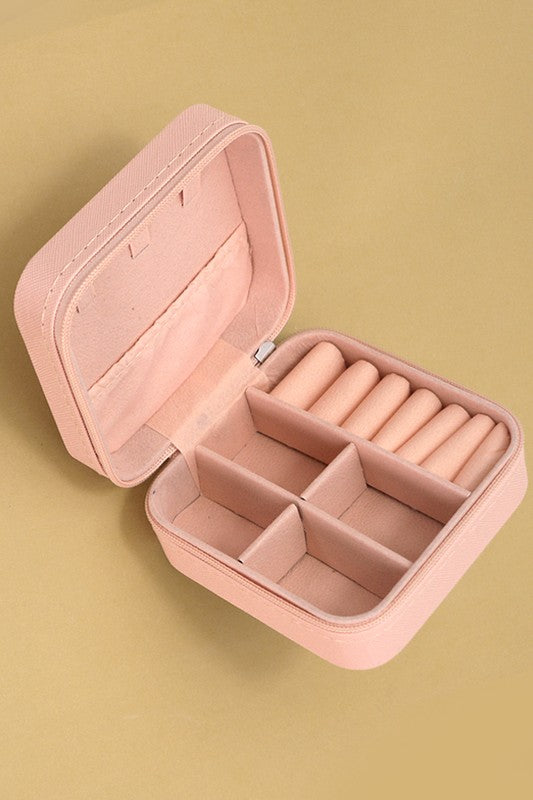 MINI JEWELRY ORGANIZER TRAVEL BOX CASE