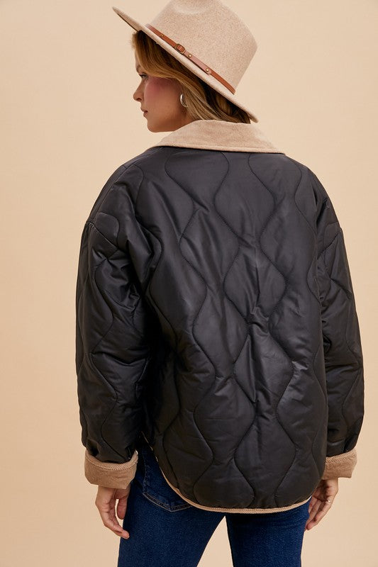 REVERSIBLE QUILTED JACKET