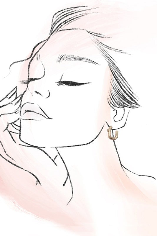 Trio Huggle Hoop Titanium Post Earrings Set