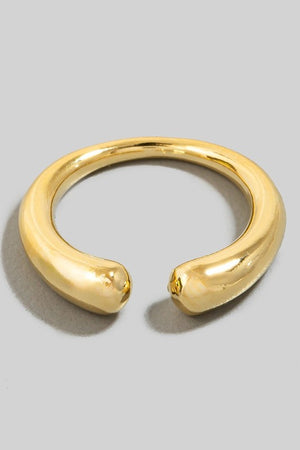 Gold Dipped Simple Open Band Ring