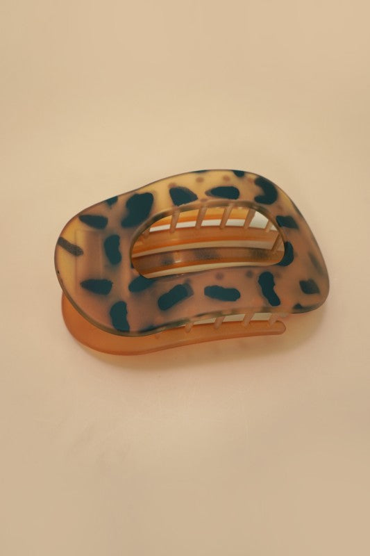 Jumbo Lay Flat Oval Hair Claw Clips Secure Styling
