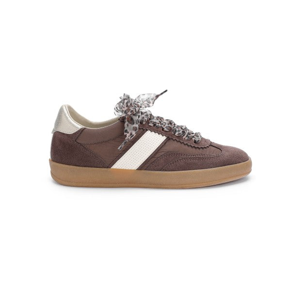 Lace up Espresso Brown Trainers Shoes