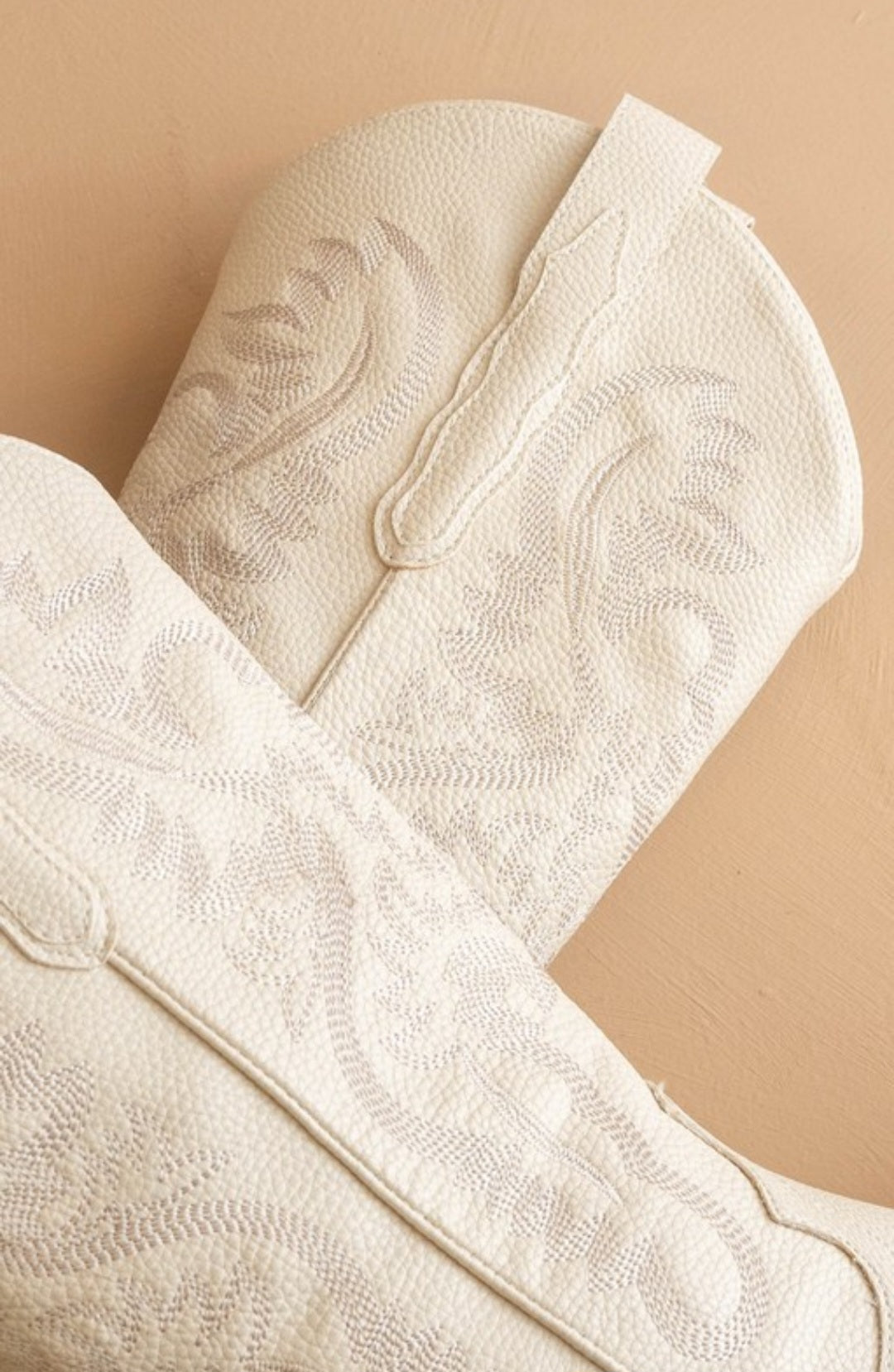 White Classic Western Anjolie Boots