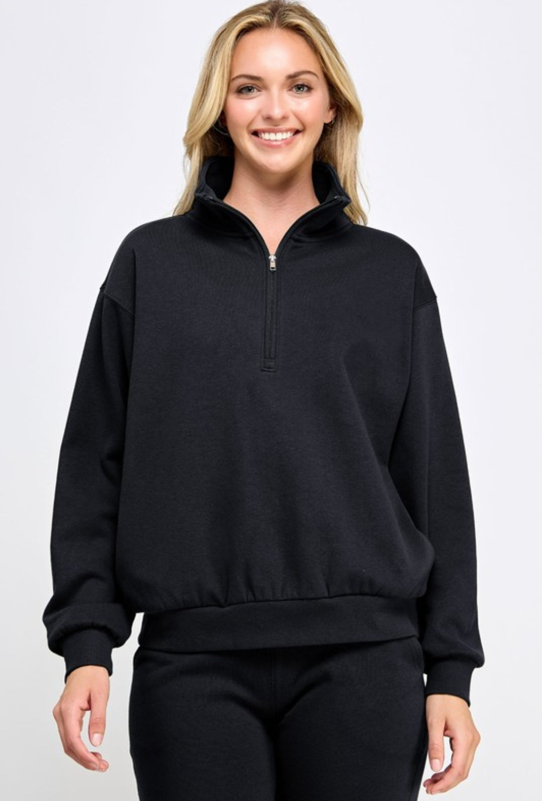 Soft Fleece Half Zip Up 3 COLORS