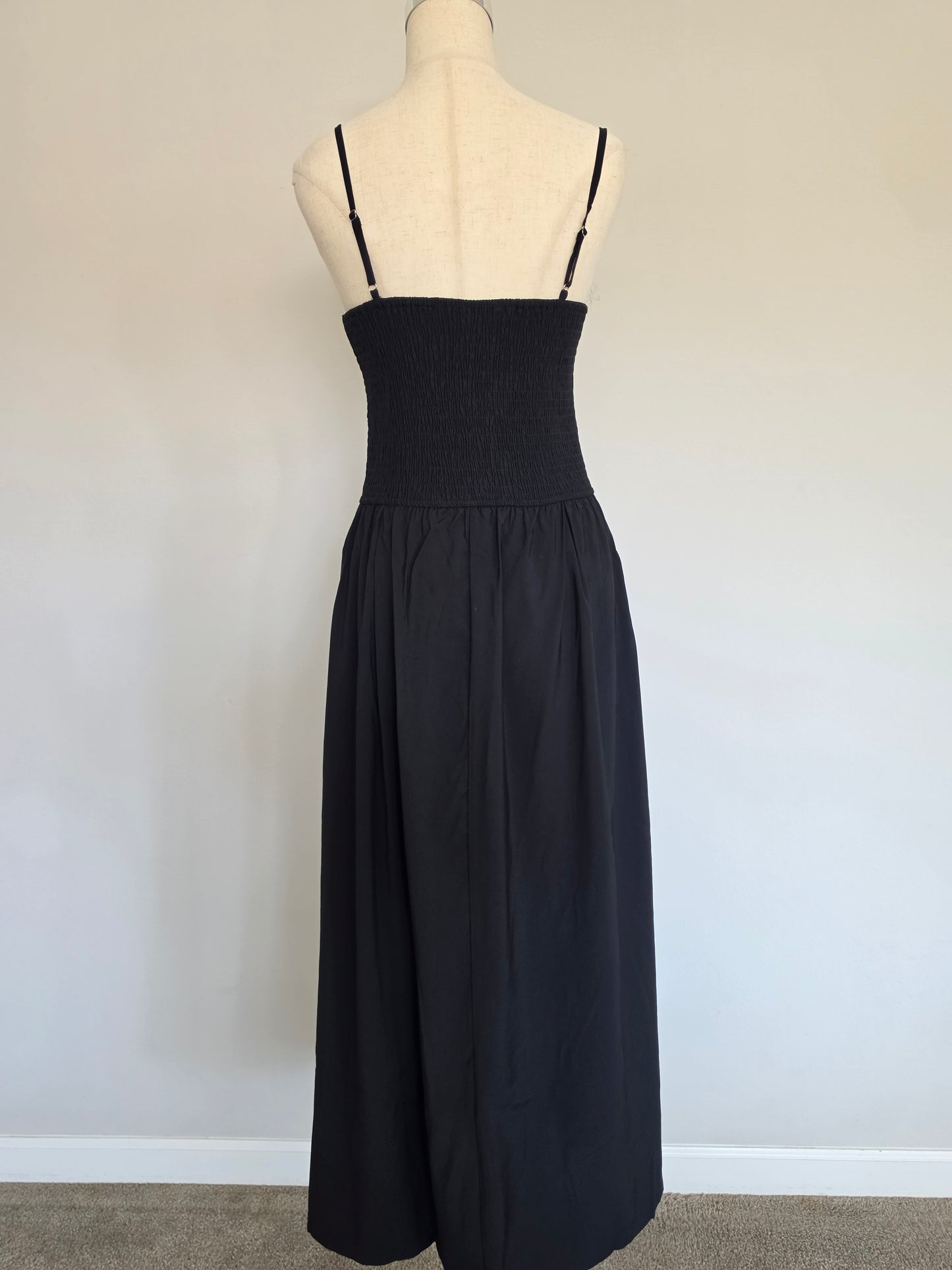 Harley Dropped Waist Smocked Maxi Dress 2 Colors
