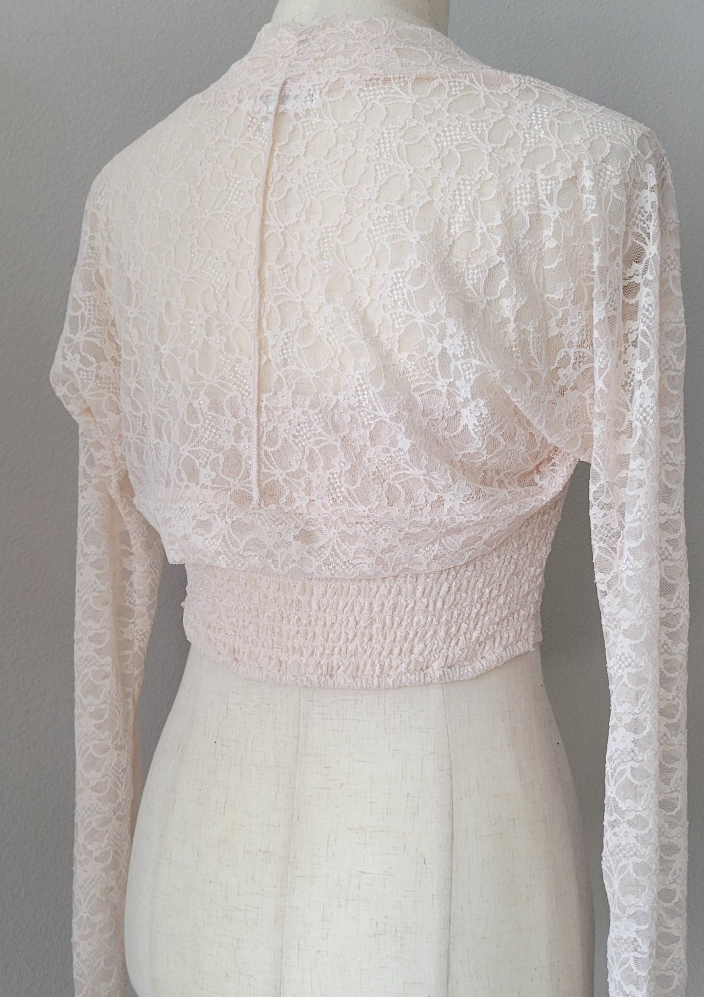 LACE BOLERO SHRUG AND TUBE TOP 2 PIECE SET