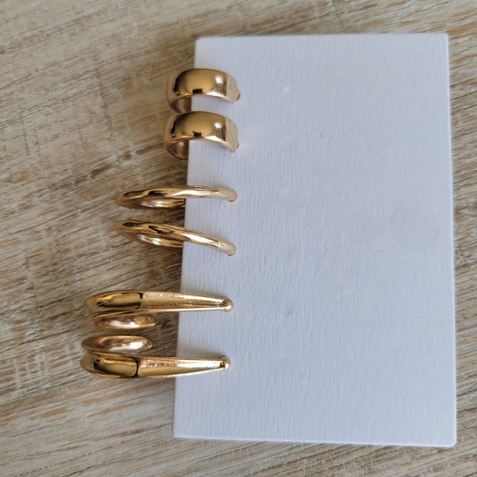 Trio Hoop Earring Set