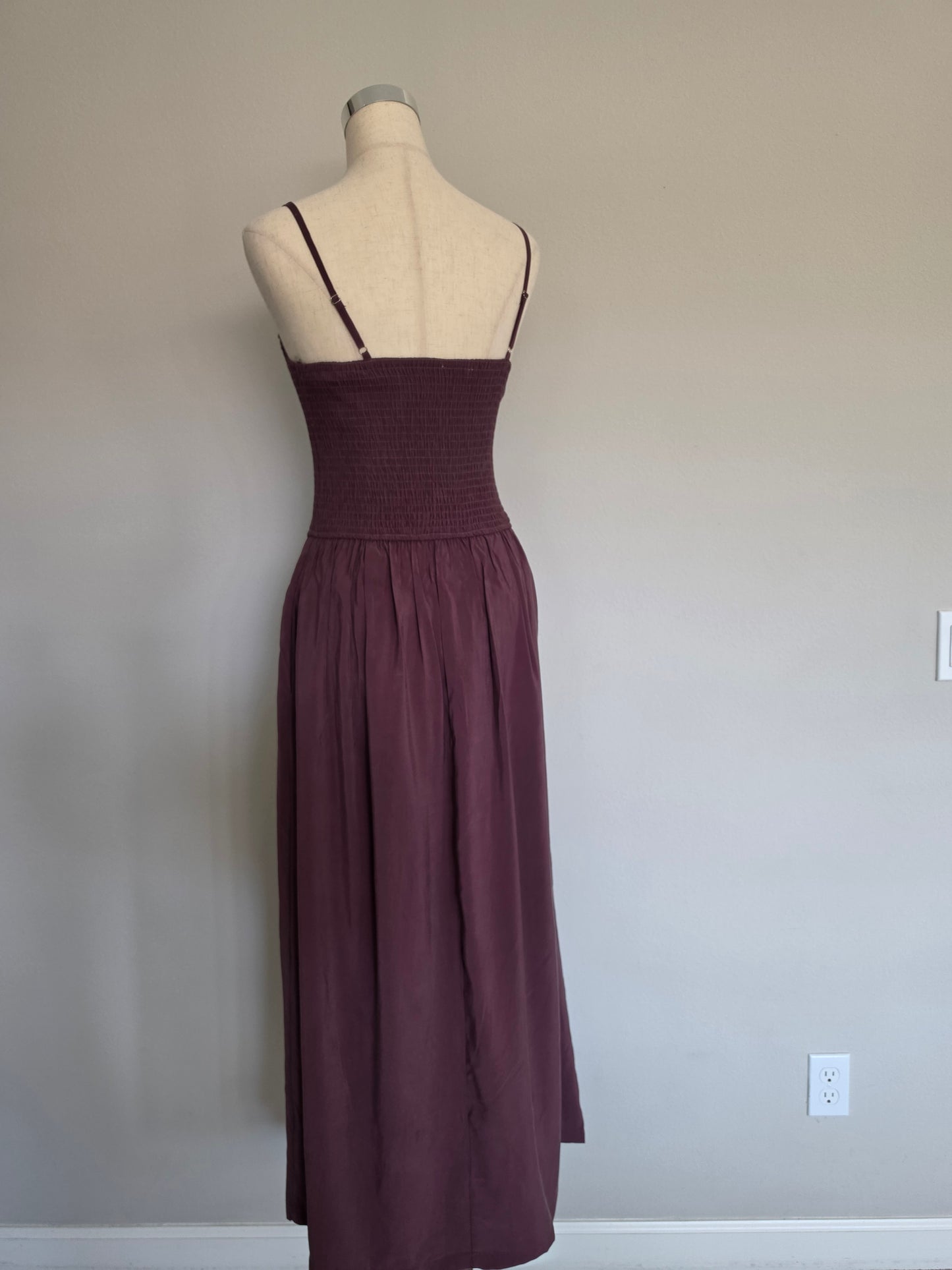 Harley Dropped Waist Smocked Maxi Dress 2 Colors