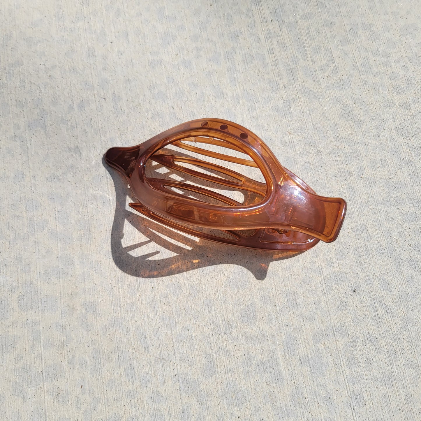 Oval Lay Down Flat Hair Claw Clips