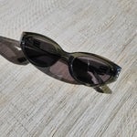 Retro Small Oval Cat Eye Sunglasses