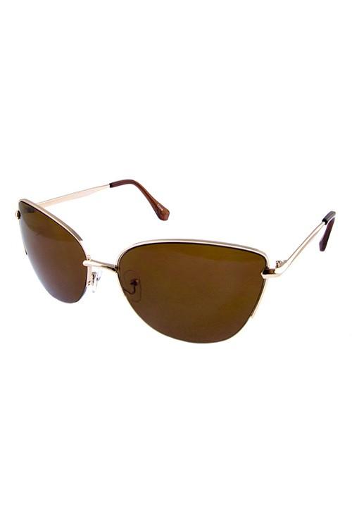 Metal Butterfly Modern Cateye Sunglasses