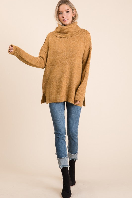 Oversized Turleneck Sweater S-3XL