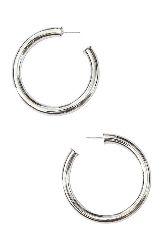 Thick Hoop Earrings