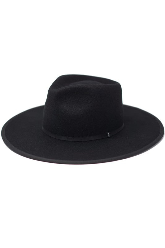 Claudia Rancher Ultra Structured Hat-Black