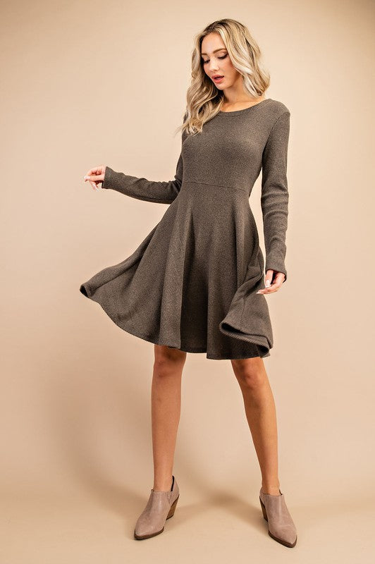 Long Sleeve Knit Dress