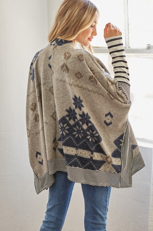 Bonfire Cuddles Aztec Oversized Tunic