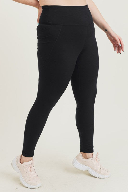 Curvy Tummy Control Side Pocket Leggings