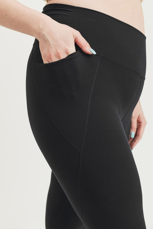 Curvy Tummy Control Side Pocket Leggings