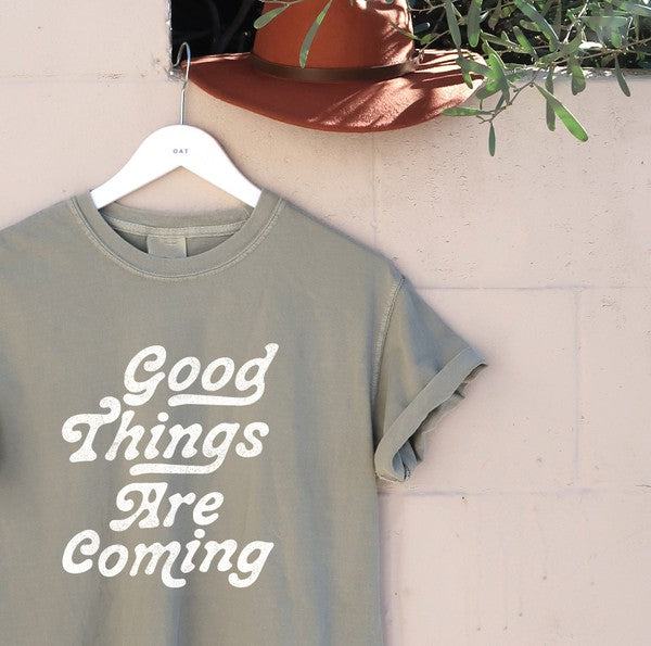 Good Things Are Coming GRAPHIC TEE S-XL