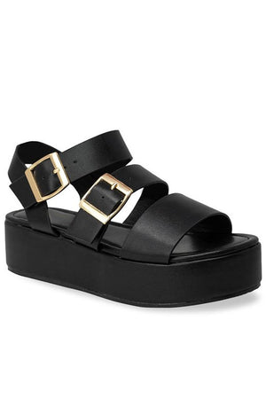 Platform Black Celeste Sandals