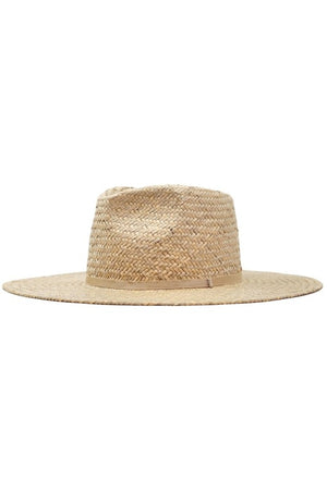 Claudia Structured Straw Rancher-Tan