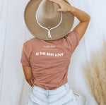GOD'S LOVE IS THE BEST LOVE GRAPHIC TEE