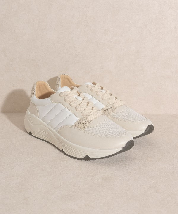 Coffee Run Beige Sneakers