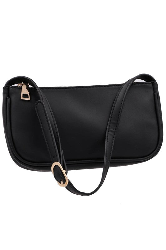 90's Shoulder Charming Handbag Black