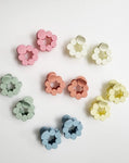 Pair of Matte Color Hair Claw Clip -6 Colors