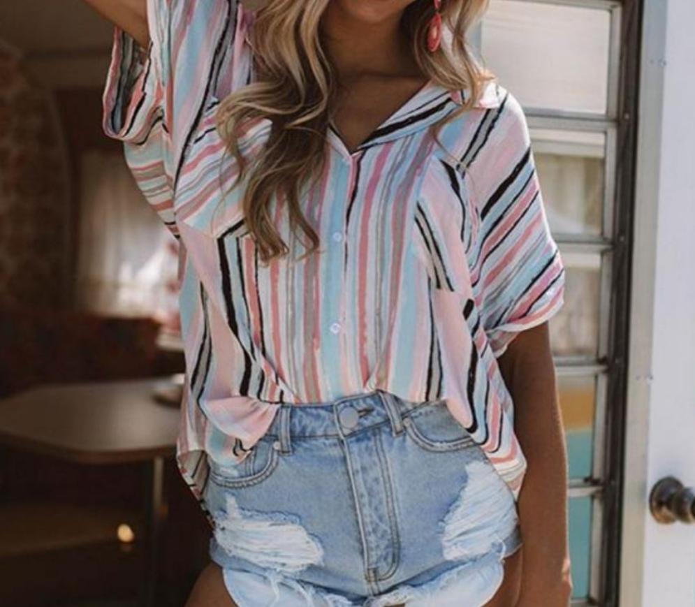 Getaway Stripe Top