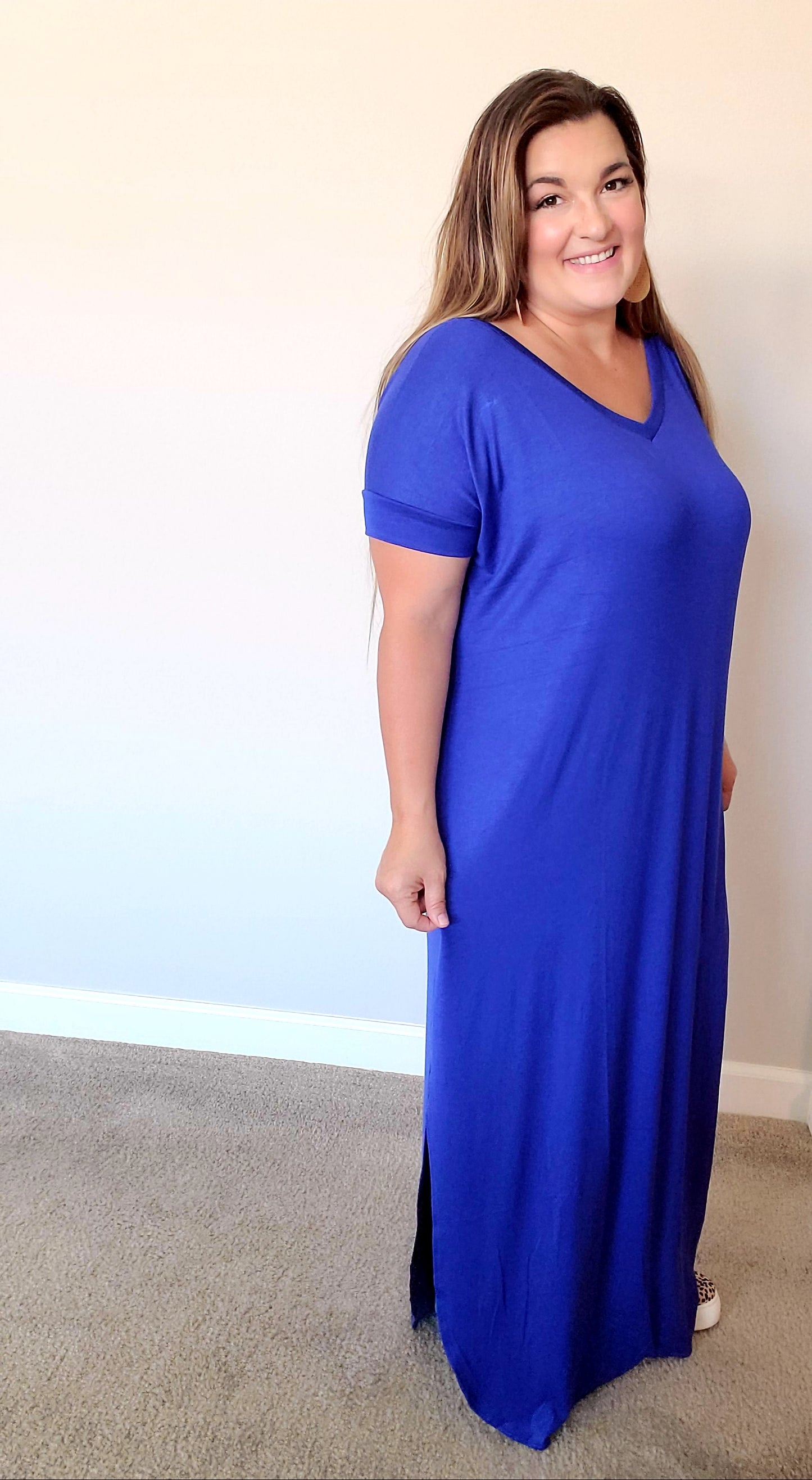 Royal Blue Maxi Dress